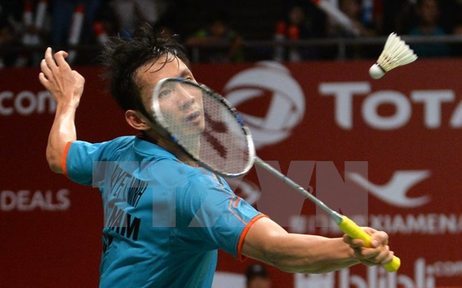 2016年里约奥运会羽毛球比赛：越南选手阮进明取得小组赛的两连胜 ảnh 1