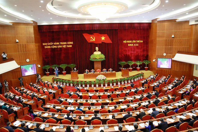 越共十三届三中全会第一天新闻公报 ảnh 1 越共十三届三中全会第一天新闻公报 ảnh 1