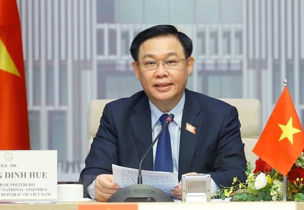 越南国会主席王廷惠与摩洛哥众议院议长哈比博·马勒克举行视频会谈 ảnh 1 越南国会主席王廷惠与摩洛哥众议院议长哈比博·马勒克举行视频会谈 ảnh 1