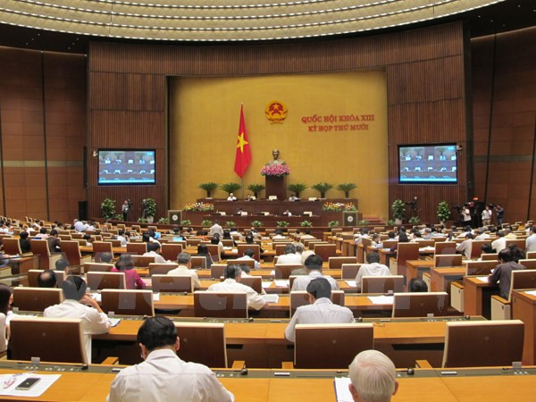 越南第十三届国会第十次会议发表第六号公报 ảnh 1 越南第十三届国会第十次会议发表第六号公报 ảnh 1