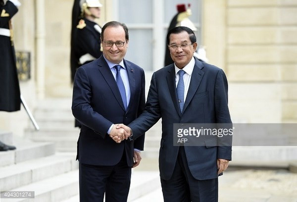 柬埔寨首相洪森访法 ảnh 1 柬埔寨首相洪森访法 ảnh 1