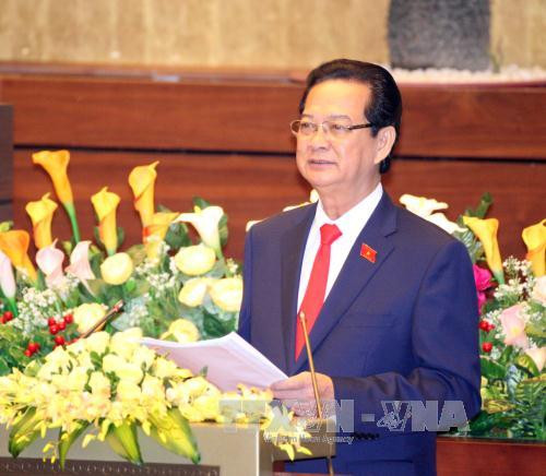 越南第十三届国会第十次会议在河内隆重开幕 ảnh 2 越南第十三届国会第十次会议在河内隆重开幕 ảnh 2