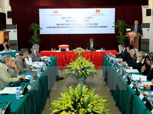 第二次越南共产党与法国共产党理论研讨会在河内举行 ảnh 1 第二次越南共产党与法国共产党理论研讨会在河内举行 ảnh 1