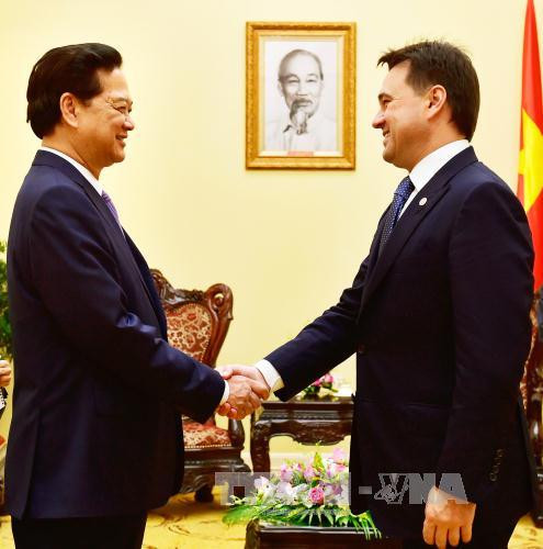 政府总理阮晋勇会见俄罗斯莫斯科州州长沃罗比约夫 ảnh 1 政府总理阮晋勇会见俄罗斯莫斯科州州长沃罗比约夫 ảnh 1