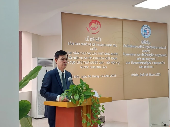 越南与老挝加强在文书档案领域的合作 ảnh 2 越南与老挝加强在文书档案领域的合作 ảnh 2