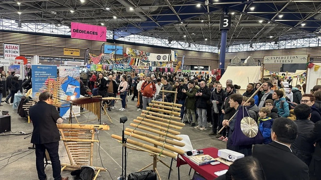 越南文化空间成为2023年亚洲展会的亮点 ảnh 1 越南文化空间成为2023年亚洲展会的亮点 ảnh 1