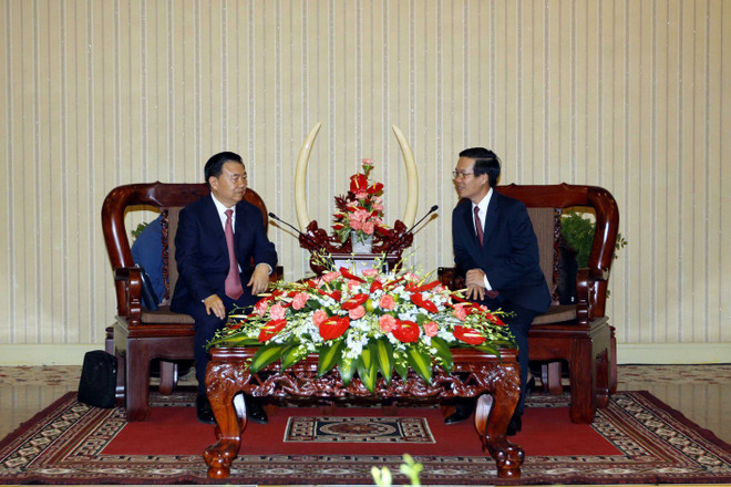 胡志明市领导人会见中国共产党代表团 ảnh 1 胡志明市领导人会见中国共产党代表团 ảnh 1