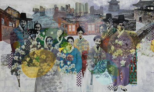 “越南画家眼中的韩国”绘画比赛作品展在河内开展 ảnh 1 “越南画家眼中的韩国”绘画比赛作品展在河内开展 ảnh 1