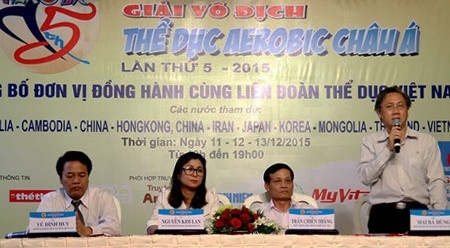 第五届亚洲健美操锦标赛落户越南胡志明市 ảnh 1 第五届亚洲健美操锦标赛落户越南胡志明市 ảnh 1