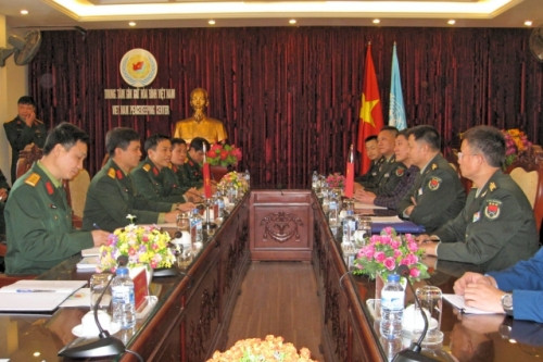 越中加强联合国维和领域的合作 ảnh 1 越中加强联合国维和领域的合作 ảnh 1