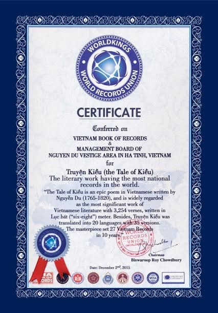 越南著作《翘传》创世界纪录 ảnh 2