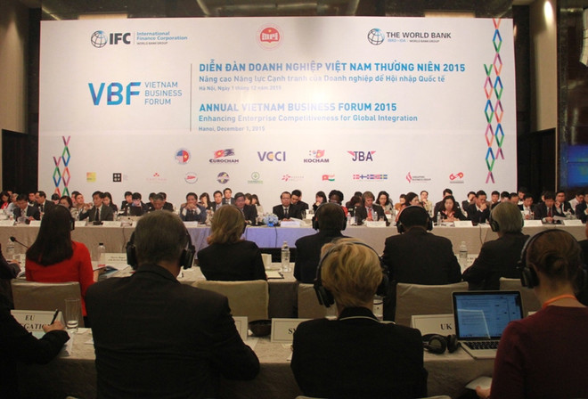 2015年越南企业年度论坛在河内举行 ảnh 1 2015年越南企业年度论坛在河内举行 ảnh 1