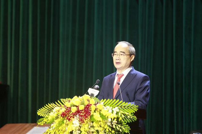 胡志明市下辖守德市成立决定公布仪式举行 ảnh 2