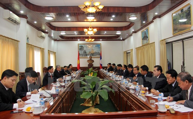 越老两国政府监察加强合作 ảnh 1 越老两国政府监察加强合作 ảnh 1