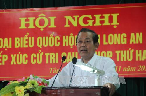 越南党及国家领导纷纷开展与各地选民接触活动 ảnh 2