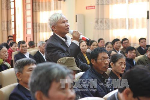 越南党及国家领导纷纷开展与各地选民接触活动 ảnh 1