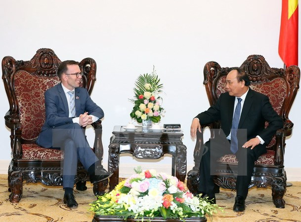 越南政府总理阮春福会见新西兰驻越大使 ảnh 1 越南政府总理阮春福会见新西兰驻越大使 ảnh 1