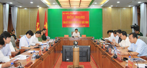 越南《国防法》10年执行情况总结视频会议在河内举行 ảnh 1 越南《国防法》10年执行情况总结视频会议在河内举行 ảnh 1