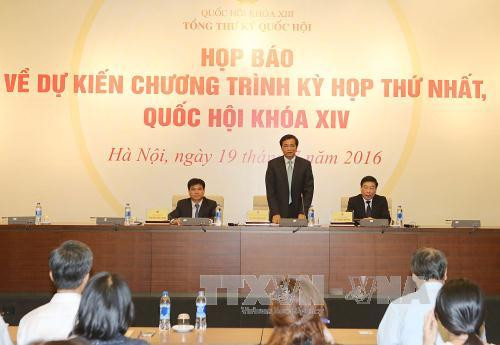 国家高层人事安排成为第十四届国会第一次会议的核心内容 ảnh 1 国家高层人事安排成为第十四届国会第一次会议的核心内容 ảnh 1