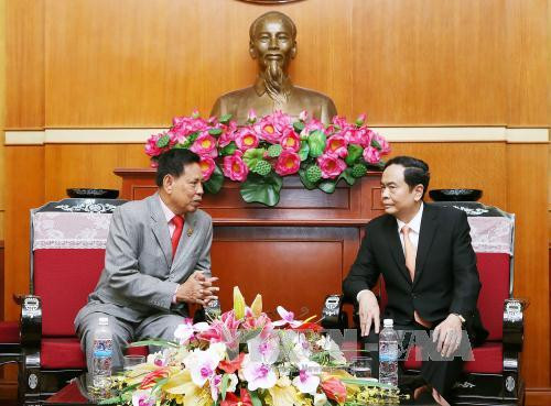 陈青敏会见柬埔寨祖国发展团结阵线代表团 ảnh 2 陈青敏会见柬埔寨祖国发展团结阵线代表团 ảnh 2