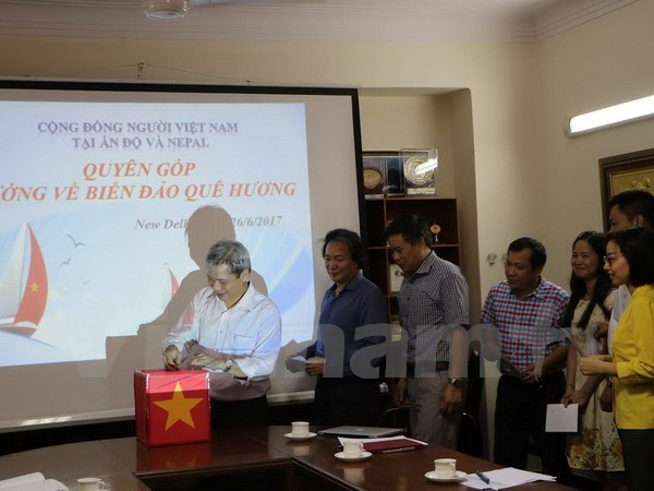 旅居印度和尼泊尔越南人心系祖国家乡海洋岛屿 ảnh 1