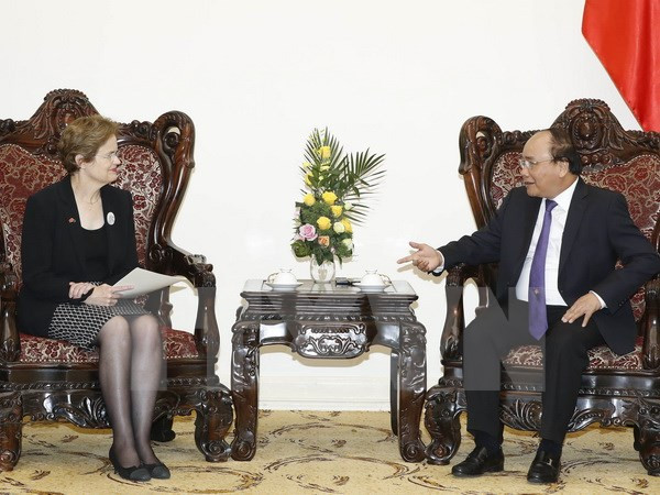 越南政府总理阮春福会见澳大利亚总理特使 ảnh 1 越南政府总理阮春福会见澳大利亚总理特使 ảnh 1