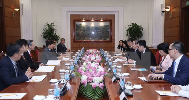 新加坡执政党人民行动党主席许文远对越南进行正式访问 ảnh 1