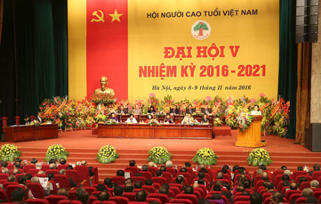 越南老年人协会第五次大会在河内举行 ảnh 1 越南老年人协会第五次大会在河内举行 ảnh 1