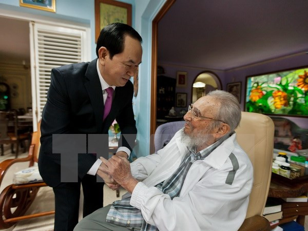 越南国家主席陈大光致电古巴国务委员会主席劳尔·卡斯特罗表示感谢 ảnh 1 越南国家主席陈大光致电古巴国务委员会主席劳尔·卡斯特罗表示感谢 ảnh 1