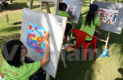 越南儿童共同携手保护环境 ảnh 1 越南儿童共同携手保护环境 ảnh 1