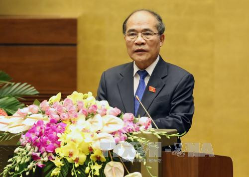 越南国会首次普选70周年纪念典礼在河内隆重举行 ảnh 4 越南国会首次普选70周年纪念典礼在河内隆重举行 ảnh 4