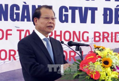 越南南定省新风桥竣工并投入运营 ảnh 2 越南南定省新风桥竣工并投入运营 ảnh 2