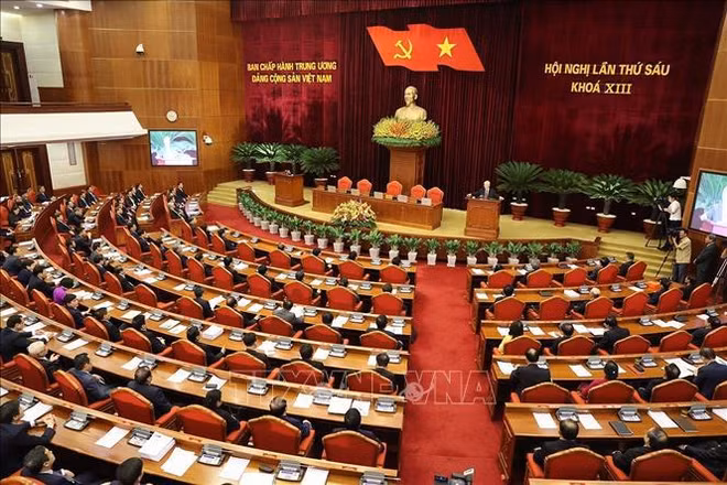 越共第十三届委员会第六次全体会议闭幕会发表新闻公报 ảnh 1