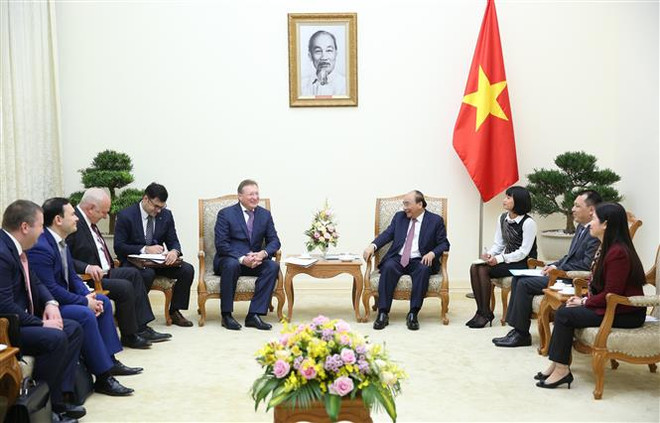 政府总理阮春福会见俄罗斯扎鲁别日石油公司总经理谢尔盖·伊万诺维奇 ảnh 2 政府总理阮春福会见俄罗斯扎鲁别日石油公司总经理谢尔盖·伊万诺维奇 ảnh 2