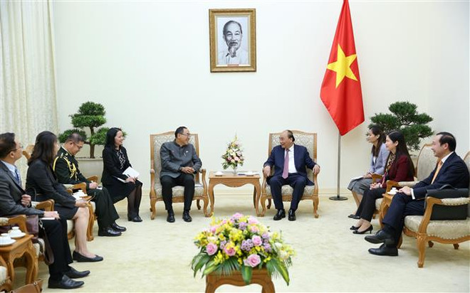 政府总理阮春福会见泰国驻越大使塔尼·桑加特 ảnh 1 政府总理阮春福会见泰国驻越大使塔尼·桑加特 ảnh 1