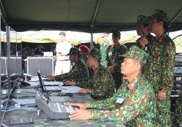 越柬两国国防部联合开展陆地边界地区搜救演习 ảnh 2 越柬两国国防部联合开展陆地边界地区搜救演习 ảnh 2