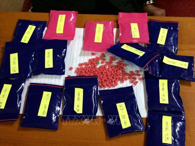 乂安省：抓获一名私藏3000粒合成毒品嫌疑人 ảnh 1