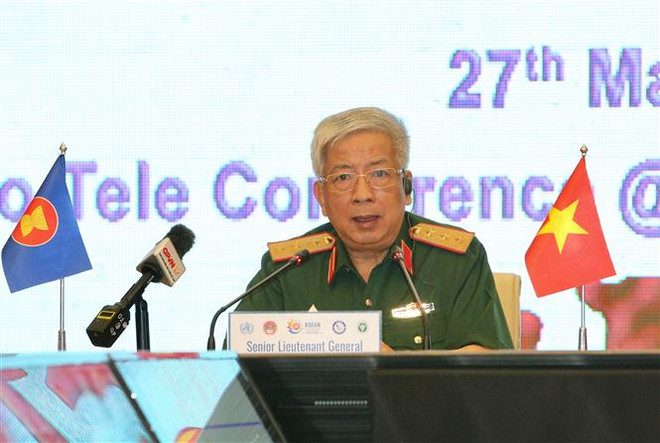 东盟各国军医参加新冠疫情防控线上模拟演练 ảnh 1 东盟各国军医参加新冠疫情防控线上模拟演练 ảnh 1