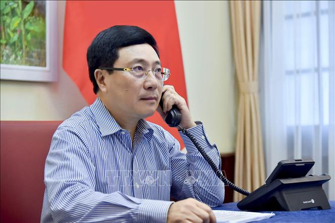 越俄两国外长通电话 讨论推进双方合作措施 ảnh 1 越俄两国外长通电话 讨论推进双方合作措施 ảnh 1