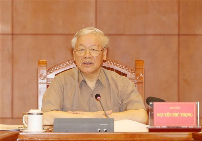 越共中央总书记、国家主席阮富仲主持召开中央反腐败指导委员会常委会会议 ảnh 1 越共中央总书记、国家主席阮富仲主持召开中央反腐败指导委员会常委会会议 ảnh 1