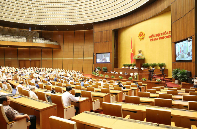 越南第十四届国会第九次会议公报(第三号) ảnh 1 越南第十四届国会第九次会议公报(第三号) ảnh 1