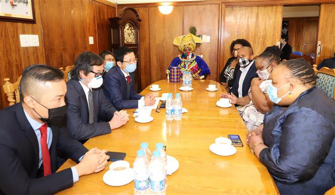 越南驻南非大使馆助力南非人民做好疫情防控工作 ảnh 1 越南驻南非大使馆助力南非人民做好疫情防控工作 ảnh 1