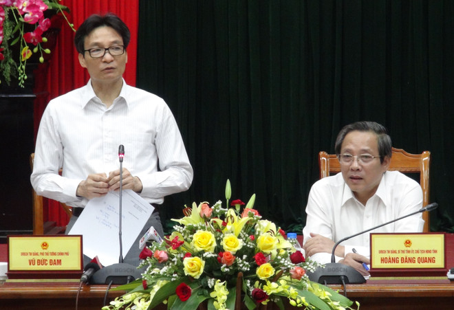 政府副总理武德儋赴广平省调研 ảnh 1