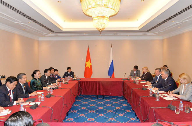 国会主席阮氏金银会见俄罗斯联邦国家杜马主席 ảnh 1 国会主席阮氏金银会见俄罗斯联邦国家杜马主席 ảnh 1