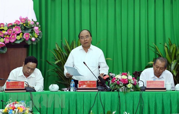 阮春福总理:破解九龙江三角洲地区交通基础设施建设的瓶颈 ảnh 1 阮春福总理:破解九龙江三角洲地区交通基础设施建设的瓶颈 ảnh 1