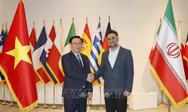 国会主席王廷惠与伊朗创新与技术之家领导举行工作会谈 ảnh 1 国会主席王廷惠与伊朗创新与技术之家领导举行工作会谈 ảnh 1