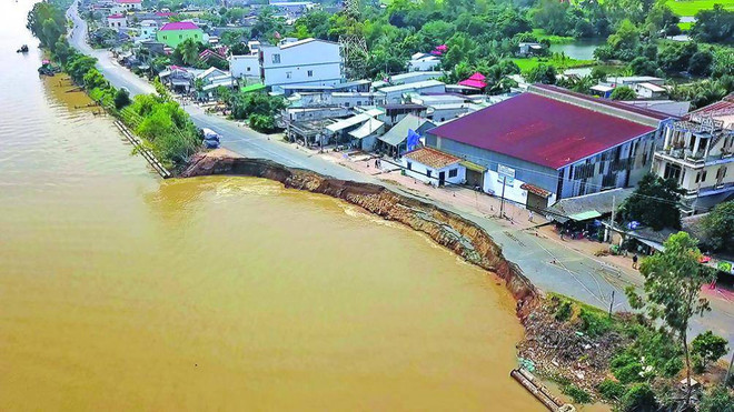 评估九龙江三角洲地区5省河岸海岸塌方程度 ảnh 2 评估九龙江三角洲地区5省河岸海岸塌方程度 ảnh 2
