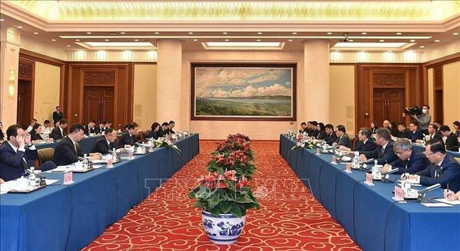 越南政府副总理陈流光会见中国云南省委书记王宁 ảnh 2 越南政府副总理陈流光会见中国云南省委书记王宁 ảnh 2