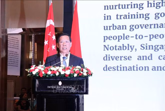 新加坡驻胡志明市总领事馆举行国庆典礼 庆祝新加坡独立58周年 ảnh 1
