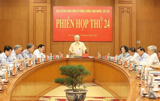 阮富仲总书记:反腐败斗争没有任何压力 ảnh 1 阮富仲总书记:反腐败斗争没有任何压力 ảnh 1